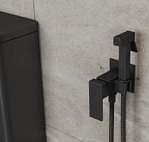 Гигиенический душ Rush Thira TR3635-99Black, со смесителем, встраиваемый, черный от Водопад  фото 2