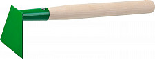 Мотыга Росток 39661 трапециевидная, 100x95 мм, деревянная ручка от Водопад  фото 2