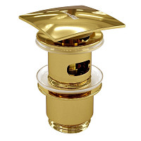 Уценка. Донный клапан WasserKRAFT A168 Push-up, глянец золото, УЦ-ЭНГ-000000290 от Водопад  фото 1