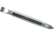 Отвертка с переставным жалом MOS 56205М, пластиковая ручка 6x32 мм (PH2/SL6) от Водопад  фото 2