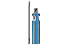 Отвертка с переставным жалом MOS 56206М, пластиковая ручка 6x70 мм (PH2/SL6) от Водопад  фото 3