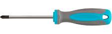 Отвертка MOS 53704М CrV сталь, прорезиненная ручка PH2 x 100 мм от Водопад  фото 1