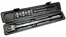 Ключ динамометрический Skrab 44158, 1/2" 28-210 Нм набор от Водопад  фото 1