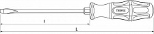 Отвертка Thorvik SDLG575 стержневая ударная шлицевая, SL5х75 мм от Водопад  фото 2