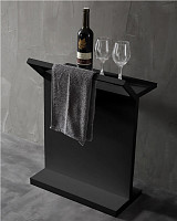 Столик для ванной комнаты Abber Stein AS1637MB, цвет черный матовый от Водопад  фото 1