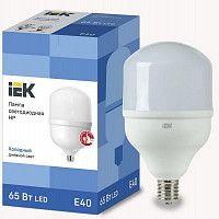 Лампа светодиодная IEK HP LLE-HP-65-230-65-E40, 65 Вт, 6500 К, E 40 от Водопад  фото 1