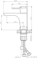 Смеситель для раковины Rossinka RS50-15 термостат, хром от Водопад  фото 2
