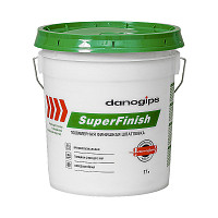 Шпаклевка Danogips SuperFinish готовая (28 кг) от Водопад  фото 1