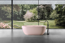Ванна из искусственного камня Abber Frankfurt AM9941MP 1700х750х600, цвет розовый матовый от Водопад  фото 2