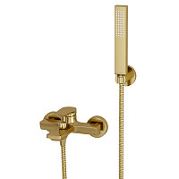 Смеситель для ванны с душем WasserKRAFT Aisch 5501 матовое золото от Водопад  фото 1