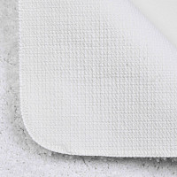 Коврик для ванны WasserKraft Kammel White 55х57, микрофибра, термопластичная резина от Водопад  фото 2