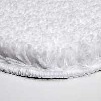 Коврик для ванны WasserKraft Kammel White 55х57, микрофибра, термопластичная резина от Водопад  фото 3