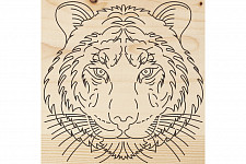 Доска для выжигания Rexant 12-0903«Тигр», 150х150 мм, 1 шт. от Водопад  фото 1