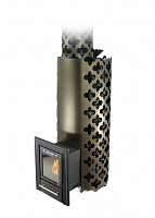 Печь банная ТМФ Арабеска XXL Inox 40001 Люмина, черная бронза от Водопад  фото 1