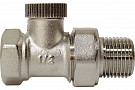 Запорный радиаторный клапан Arrowhead Element 215022, прямой, Ду 15