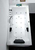 Акриловая ванна Gemy G9066-II O R 170х85 с гидромассажем и аэромассажем, правая от Водопад  фото 3