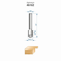 Фреза Энкор 46162 кромочная прямая ф12,7х13 мм хвостовик. 8 мм от Водопад  фото 4