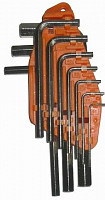 Ключи шестигранные Skrab 44702 набор 10 шт 1,5 - 10,0 мм от Водопад  фото 1