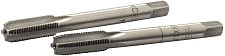 Комплект метчиков Зубр 4-28006-08-1.0-H2, М8x1.0мм, сталь 9ХС, ручные, 4-28006-08-1.0-H2 от Водопад  фото 1