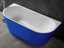 Акриловая ванна Abber AB9216-1.7DB 170х80х60 синяя от Водопад  фото 5