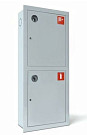 Шкаф пожарный ШПКО-12УН (ШПК-320-12-Н ВЗБ) 1300х700х350 мм, для двух рукавов и двух огнетушителей, встраиваемый закрытый Белый