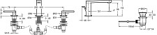 Смеситель для раковины Jacob Delafon Composed E73060-4-CP с донным клапаном, хром от Водопад  фото 3