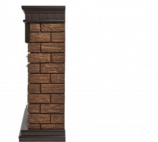 Портал ElectroLux Firelight Bricks Wood 25 НС-1287017 камень темный, шпон венге от Водопад  фото 4