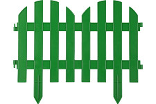 Декоративный забор Grinda  Палисадник 422205-G  28х300 см, зеленый от Водопад  фото 1