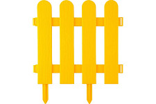 Декоративный забор Grinda  Штакетник 422209-Y  29х224 см, желтый от Водопад  фото 1
