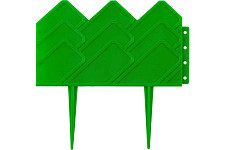 Декоративный бордюр Grinda  422221-G 14х310 см, для клумб, зеленый от Водопад  фото 1