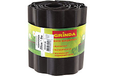 Бордюрная лента Grinda  422247-20 20 см х 9 м, коричневая от Водопад  фото 1