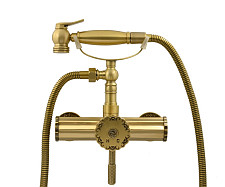 Гигиенический душ Bronze de Luxe Windsor 10135 со смесителем, бронза от Водопад  фото 1
