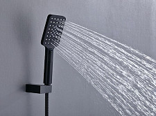 Смеситель для ванны с душем Timo Torne 4314/03Y черный от Водопад  фото 4
