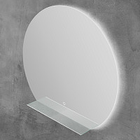 Зеркало BelBagno SPC-RNG-1000-LED-TCH-MENS с встроенным светильником и сенсорным выключателем с полкой 12W, 220-240V, 1000x30 от Водопад  фото 2