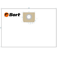 Комплект мешков пылесборных для пылесоса Bort BB-06U 93411423 от Водопад  фото 1