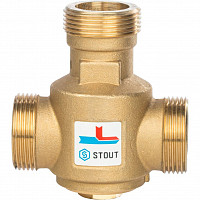 Клапан термостатический Stout SVM-0030-325504 смесительный G 1” 1/4 НР 55°С от Водопад  фото 3