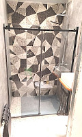 Душевая дверь Oporto OS7PВ 140х190 см в нишу, стекло прозрачное от Водопад  фото 2