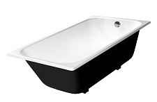 Чугунная ванна Wotte Старт 160x75 без отверстий для ручек от Водопад  фото 2