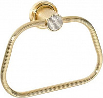 Полотенцедержатель Boheme Royal Cristal 10925-G кольцо, золото от Водопад  фото 1