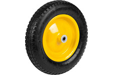 Пневматическое колесо Grinda 422407 WP-25 360 мм, для тачек (арт. 422394, 422397, 422400) от Водопад  фото 1