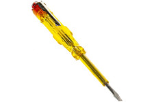 Отвертка индикаторная Курс 56501, желтая ручка 100 - 500 В, 140 мм от Водопад  фото 3