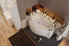 Акриловая ванна Marka One Gracia 58140 170х99 левая от Водопад  фото 3
