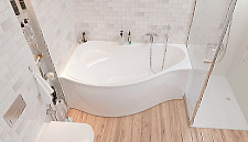 Акриловая ванна Marka One Gracia 58140 170х99 левая от Водопад  фото 4