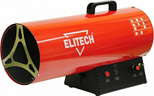 Пушка тепловая Elitech ТП 70ГБ газ, 70кВт, поток-2300м3\ч, расх.топл-5.4кг\ч, 13.5кг, электр.розжиг, пропан\бутан, до1600м3 от Водопад  фото 1