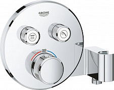 Смеситель для душа Grohe Grohtherm SmartControl 29120000 с термостатом, встраиваемый, хром от Водопад  фото 1