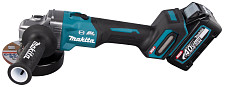 Угловая шлифмашина Makita GA005GM201 125мм, 40В, 2х4АчLi-ion, 8500об\м, 2.8-3.3кг от Водопад  фото 2