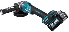 Угловая шлифмашина Makita GA005GM201 125мм, 40В, 2х4АчLi-ion, 8500об\м, 2.8-3.3кг от Водопад  фото 3