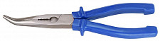 Тонкогубцы Mos 47458М Тор изогнутые инструментальная сталь, пластиковые ручки 160 мм от Водопад  фото 1