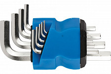 Ключи Mos 64201М шестигранные набор 9 шт. (1,5-10 мм ) в пластиковом держателе от Водопад  фото 1