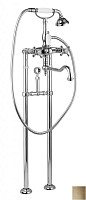 Смеситель для ванны с душем Cezares Golf VDPS2-02 напольный, бронза от Водопад  фото 1
